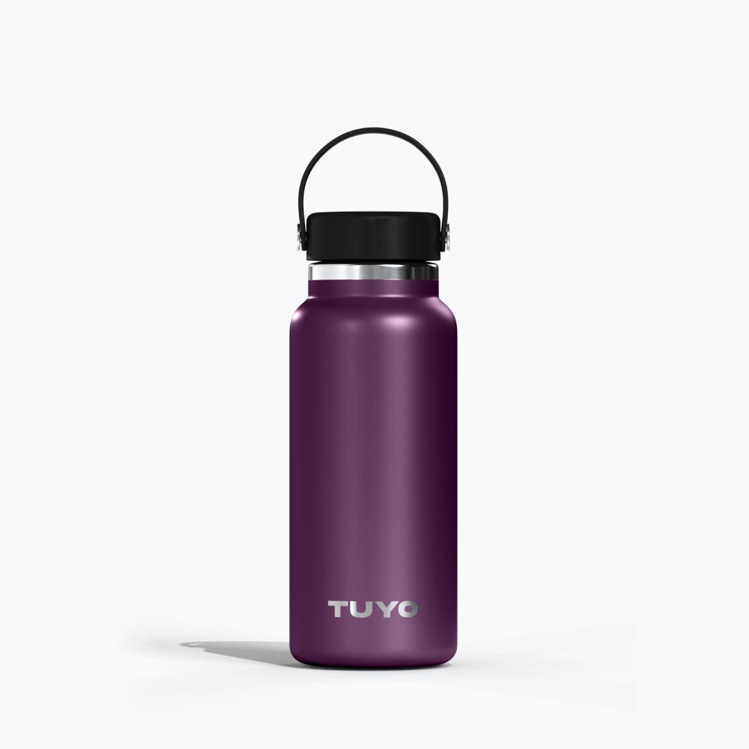 Garrafa térmica roxa de 1l #cor_purple