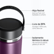 Garrafa térmica #cor_purple