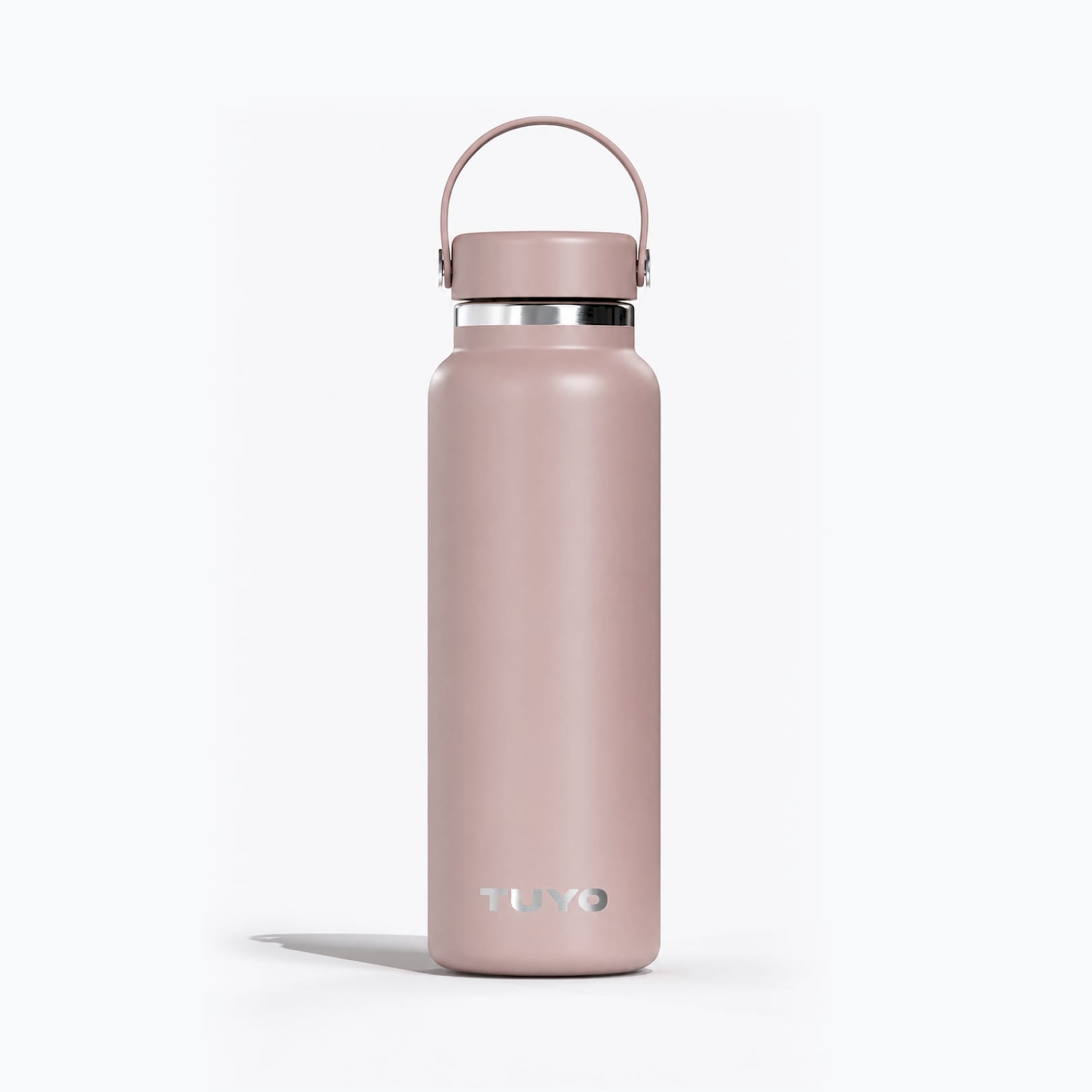 Garrafa térmica #cor_rosa-taupe