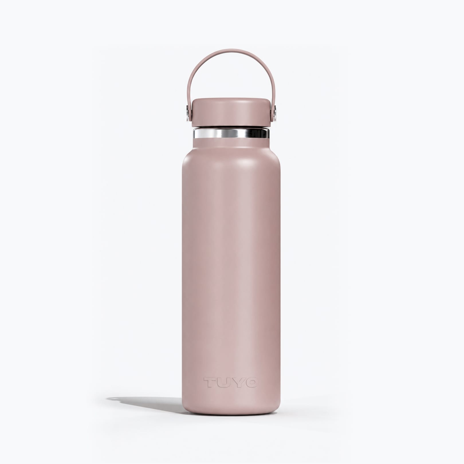 Garrafa térmica #cor_rosa-taupe