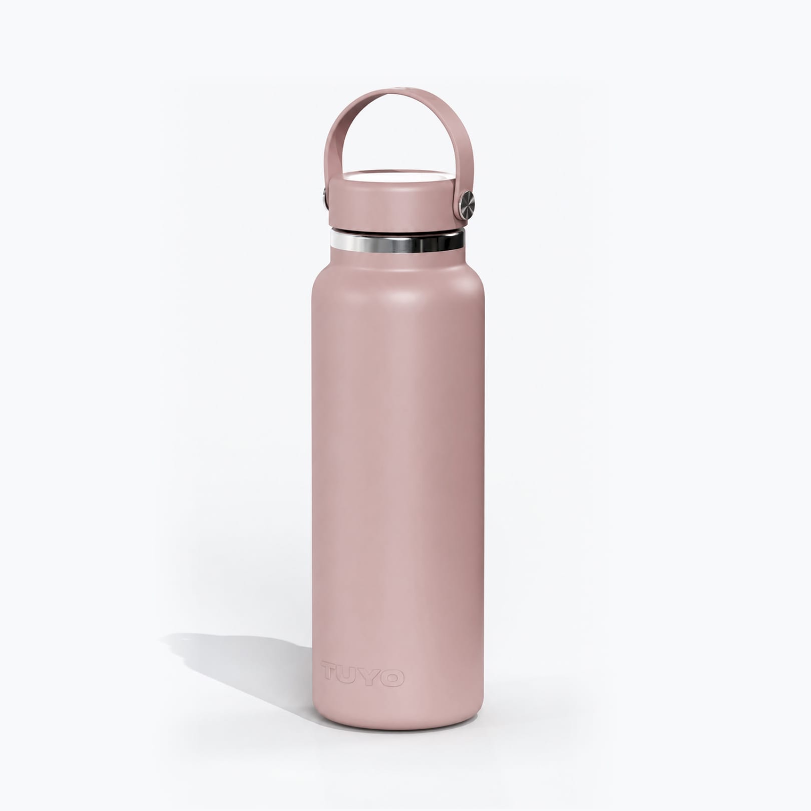 Garrafa térmica #cor_rosa-taupe