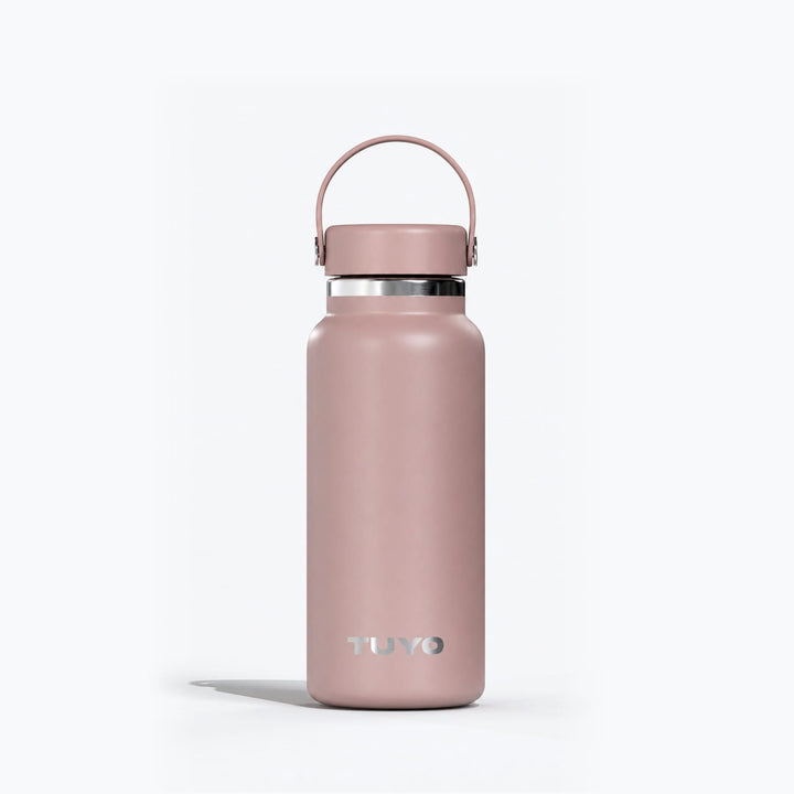 Garrafa térmica #cor_rosa-taupe