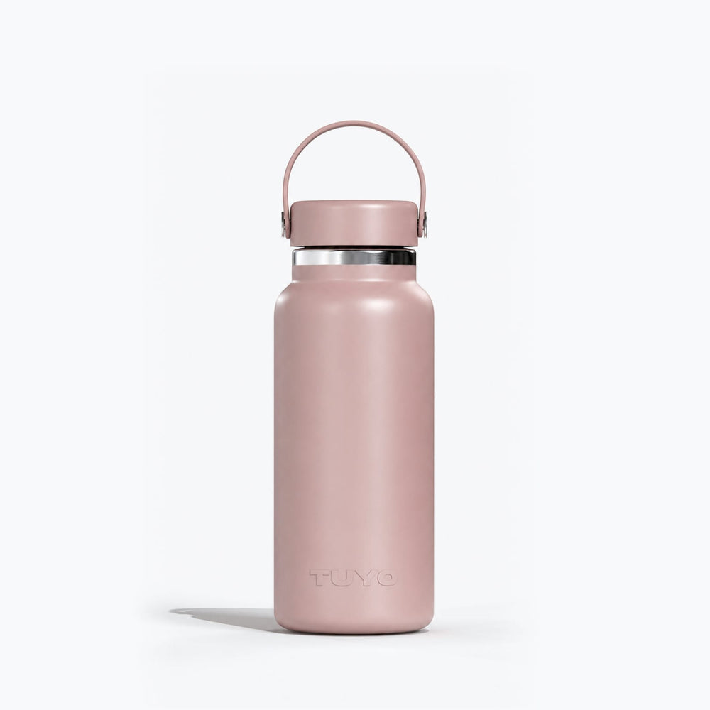 Garrafa térmica #cor_rosa-taupe