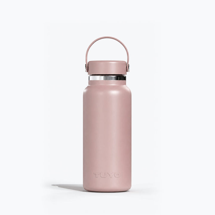 Garrafa térmica #cor_rosa-taupe