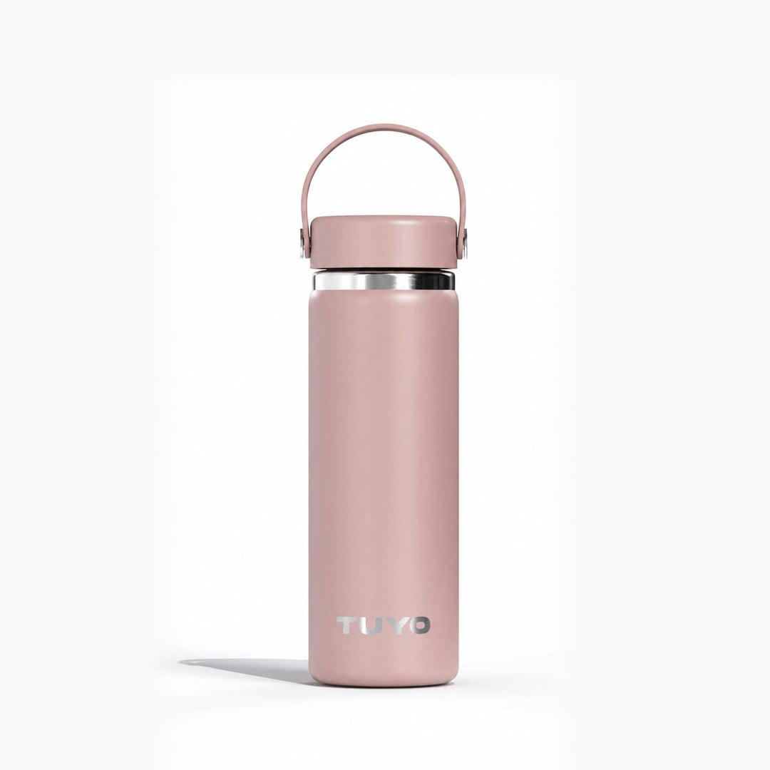 Garrafa térmica #cor_rosa-taupe