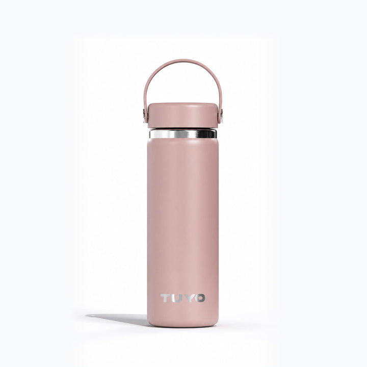 Garrafa térmica #cor_rosa-taupe