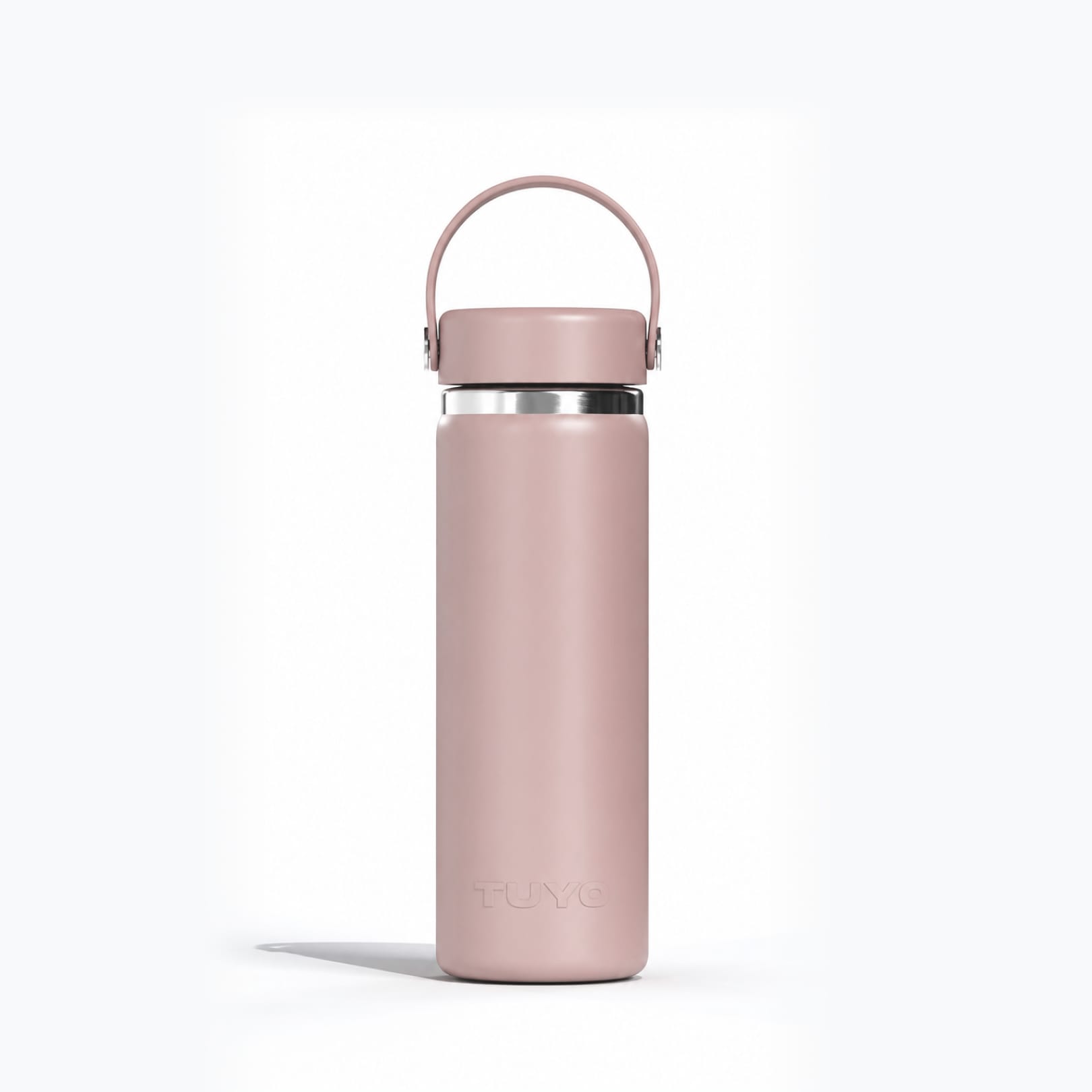 Garrafa térmica #cor_rosa-taupe