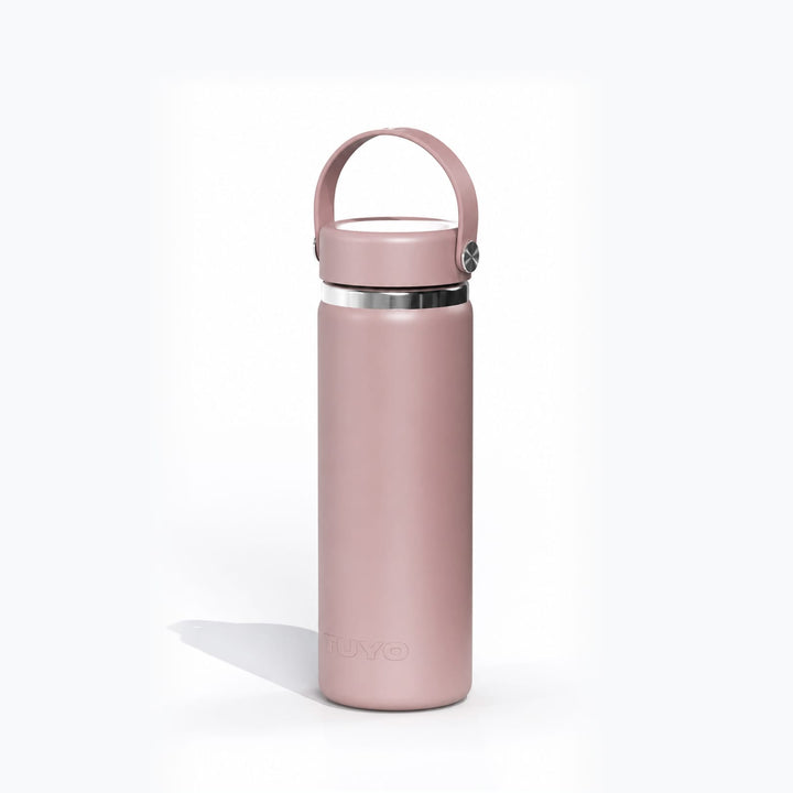 Garrafa térmica #cor_rosa-taupe
