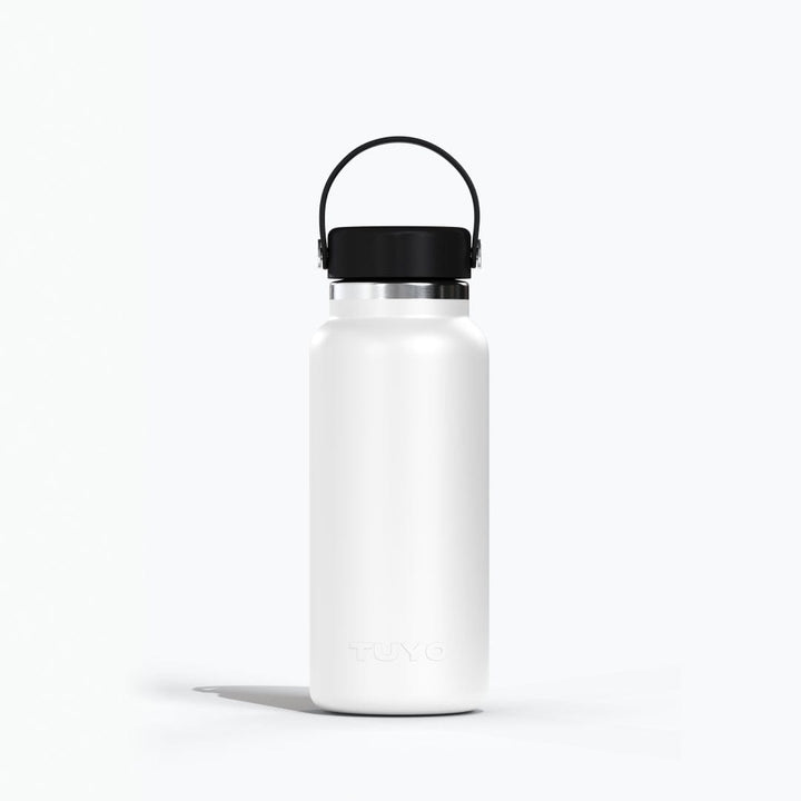 Garrafa térmica branca de 1l #cor_white