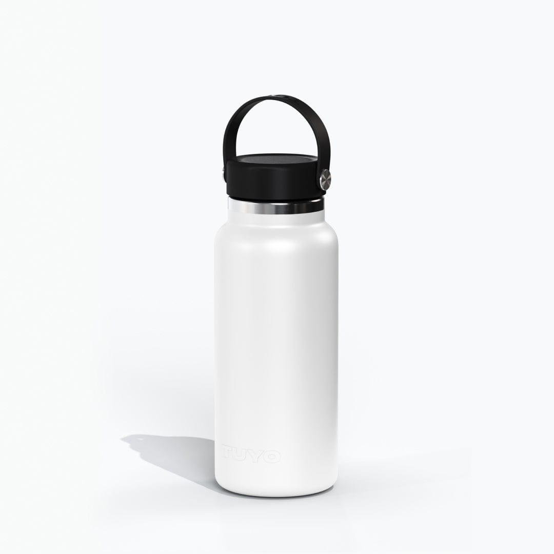 Garrafa térmica branca de 1l #cor_white