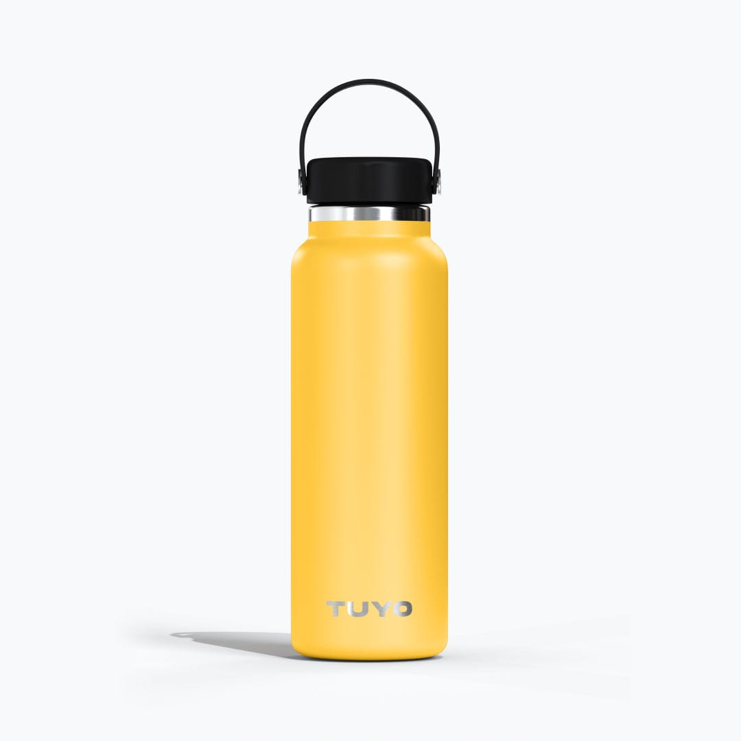 Garrafa térmica um litro e meio #cor_yellow