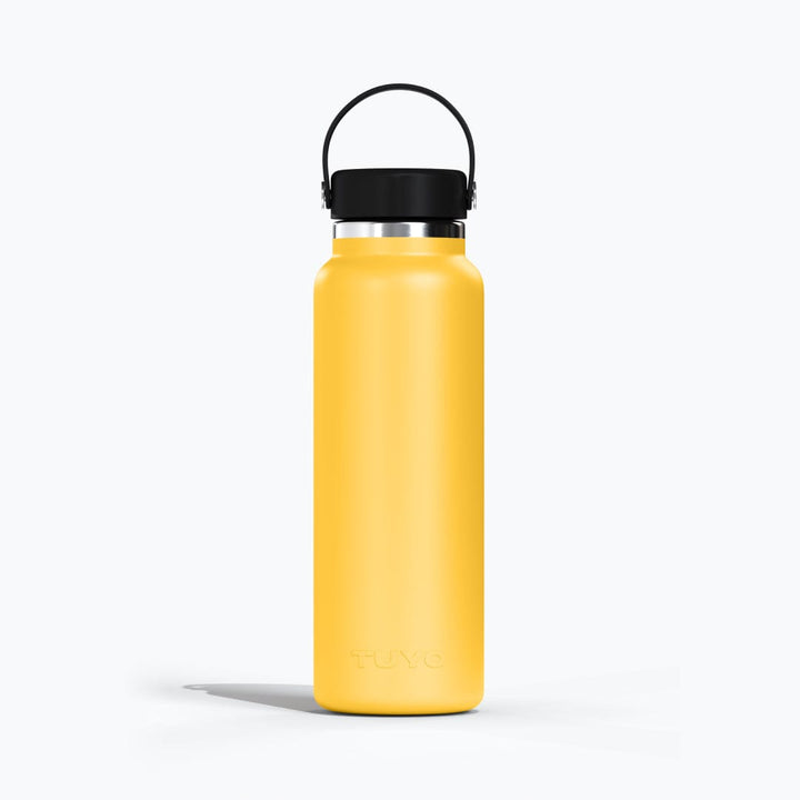 Garrafa térmica um litro e meio #cor_yellow