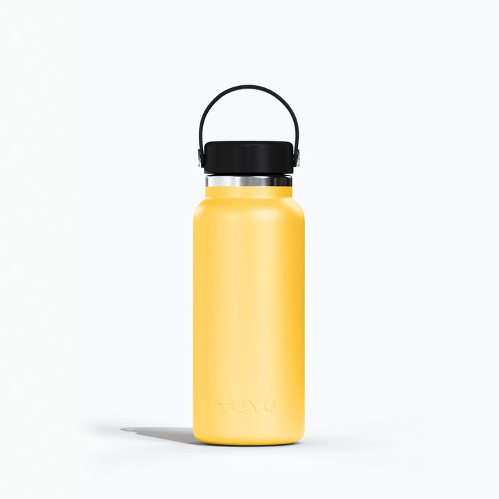 Garrafa térmica amarela de 1l #cor_yellow