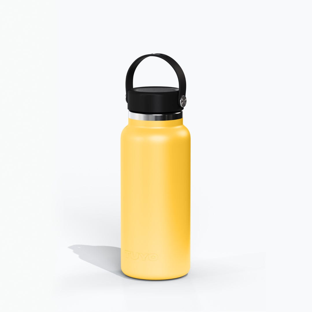 Garrafa térmica amarela de 1l #cor_yellow