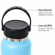 Garrafa térmica um litro e meio #cor_baby-blue