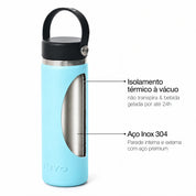Garrafa térmica #cor_baby-blue