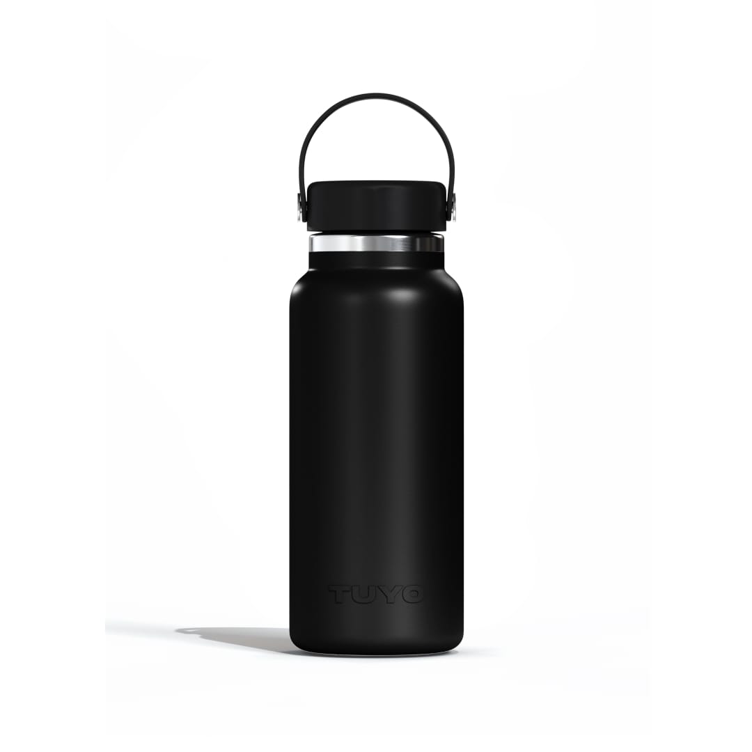 Garrafa térmica preta de 1l #cor_black