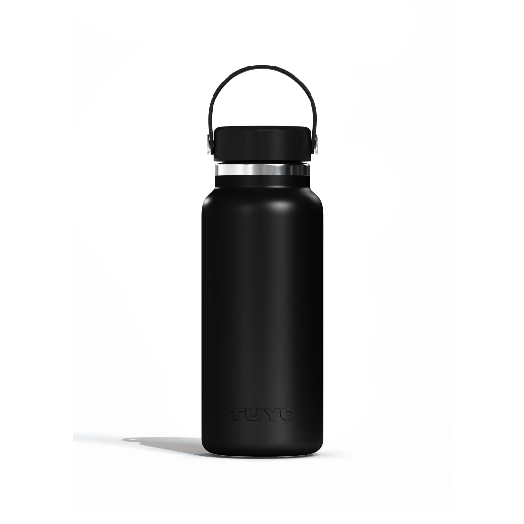 Garrafa térmica preta de 1l #cor_black