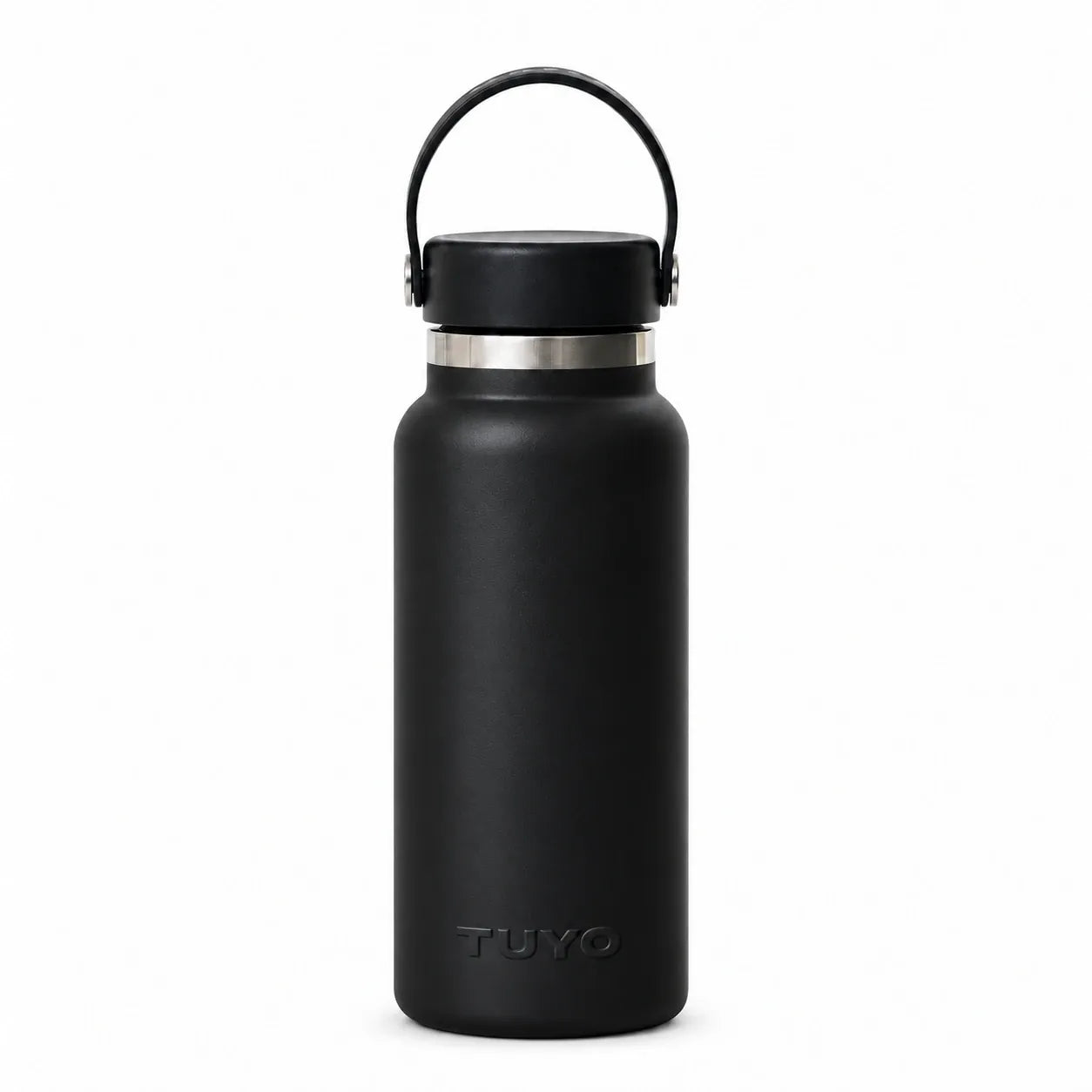Garrafa térmica preta de 1l #cor_black