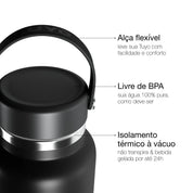 Garrafa térmica preta de 1l #cor_black