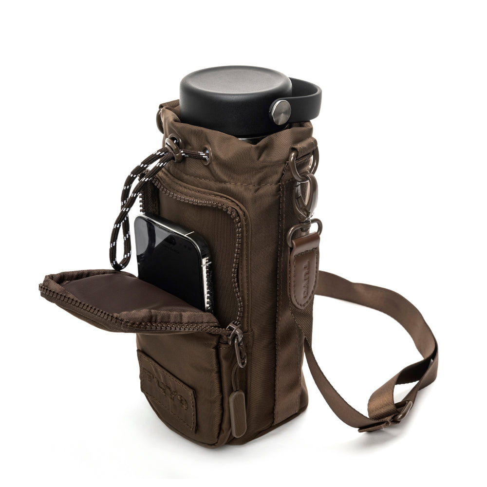 Bolsa para Garrafa #cor_chocolate-brown