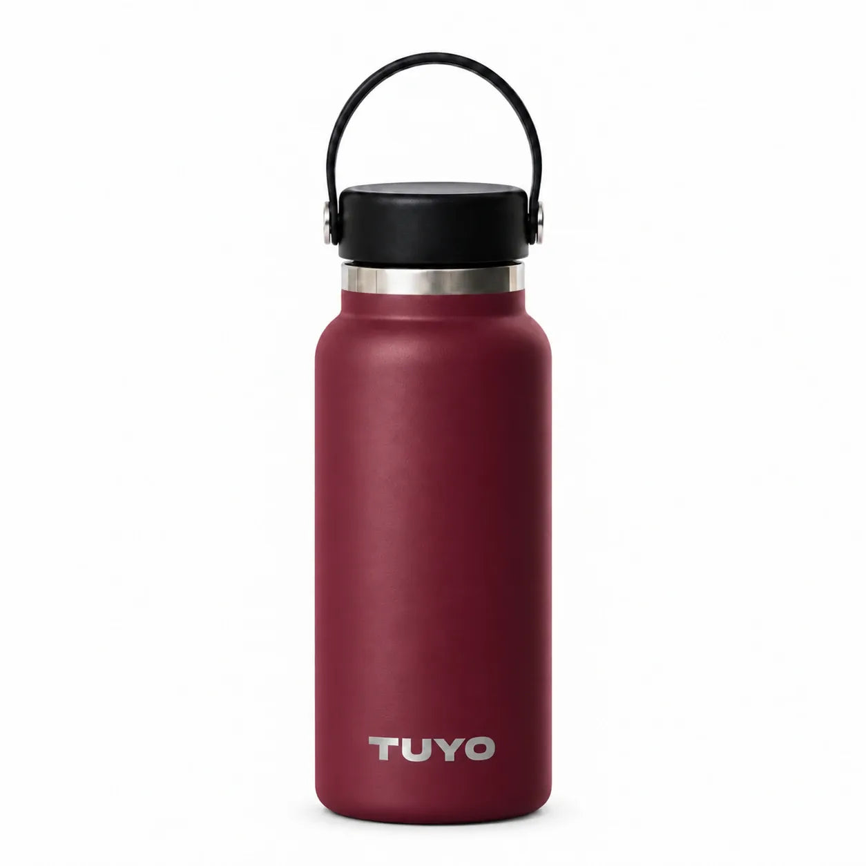 Garrafa térmica vermelho de 1l #cor_burgundy