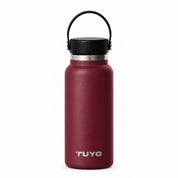 Garrafa térmica vermelho de 1l #cor_burgundy