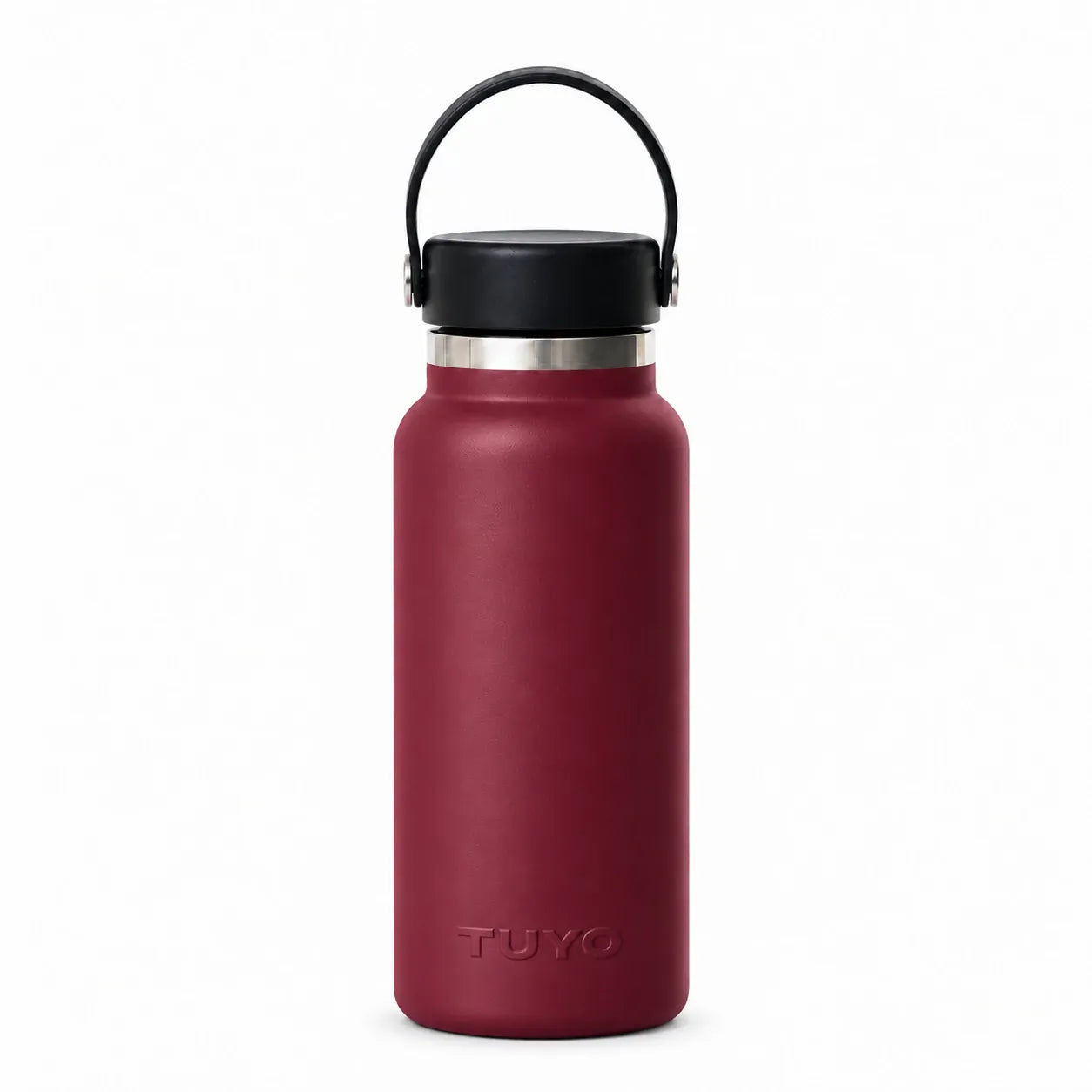 Garrafa térmica vermelho de 1l #cor_burgundy