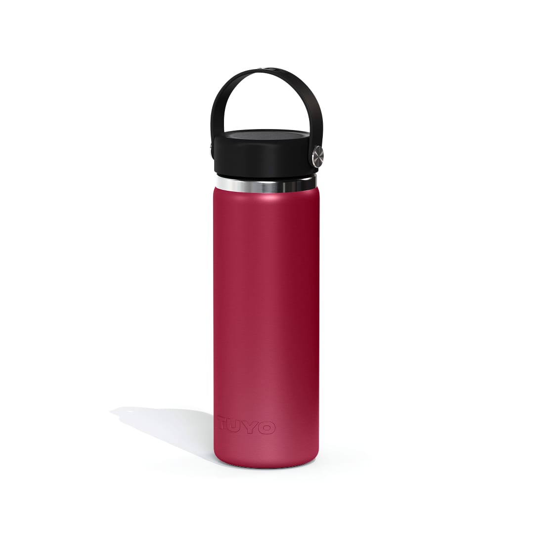 Garrafa térmica  #cor_burgundy