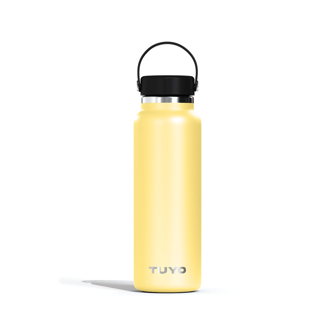 Garrafa térmica #cor_butter-yellow