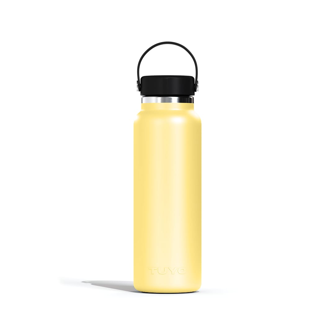 Garrafa térmica #cor_butter-yellow