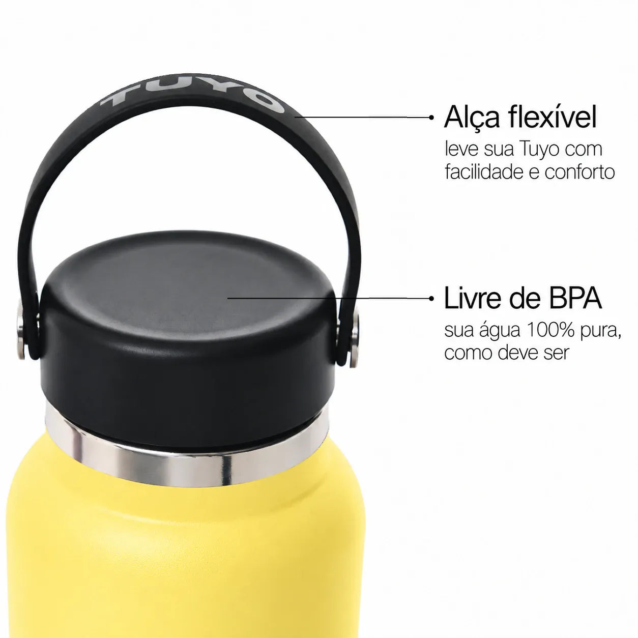 Garrafa térmica #cor_butter-yellow