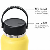 Garrafa térmica #cor_butter-yellow
