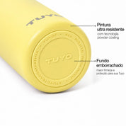 Garrafa térmica #cor_butter-yellow