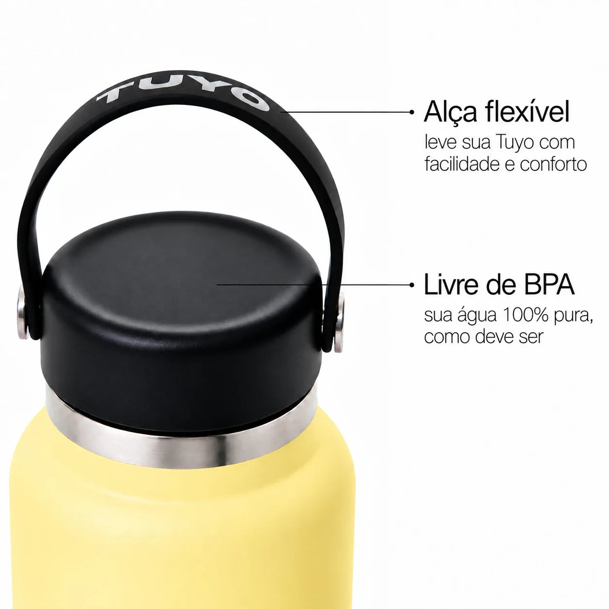 Garrafa térmica #cor_butter-yellow