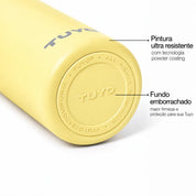 Garrafa térmica #cor_butter-yellow