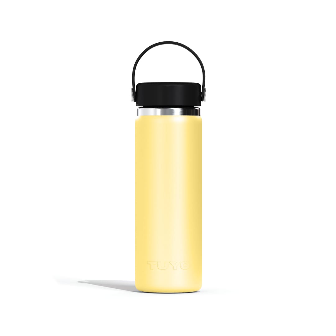 Garrafa térmica #cor_butter-yellow