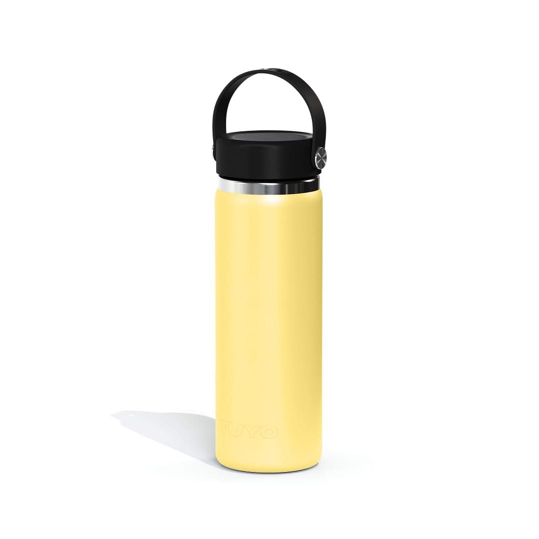 Garrafa térmica #cor_butter-yellow
