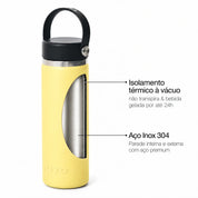 Garrafa térmica #cor_butter-yellow