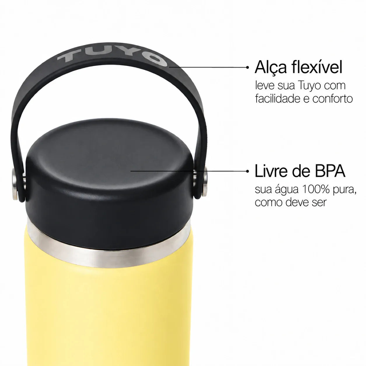 Garrafa térmica #cor_butter-yellow