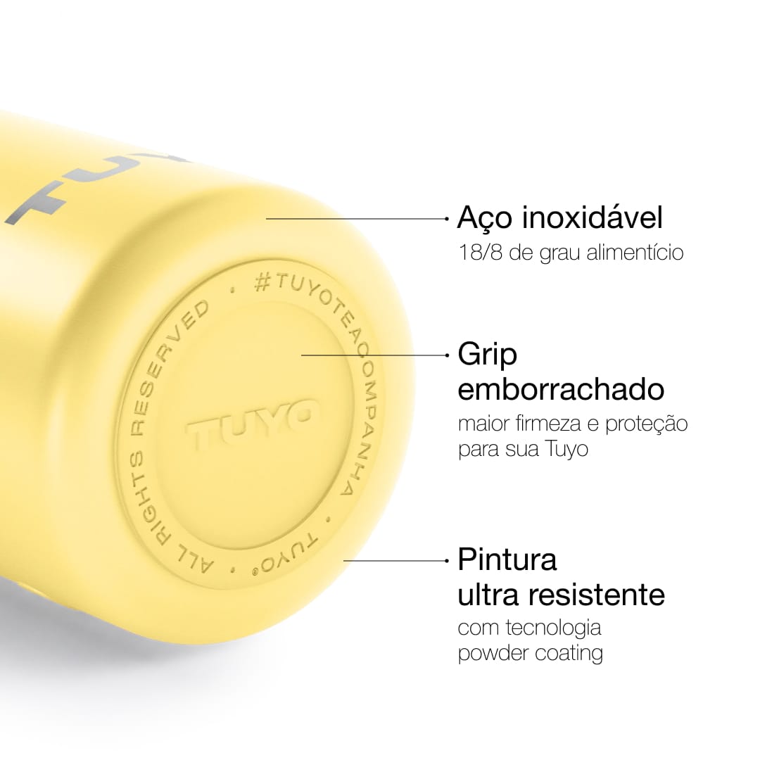 Garrafa térmica #cor_butter-yellow