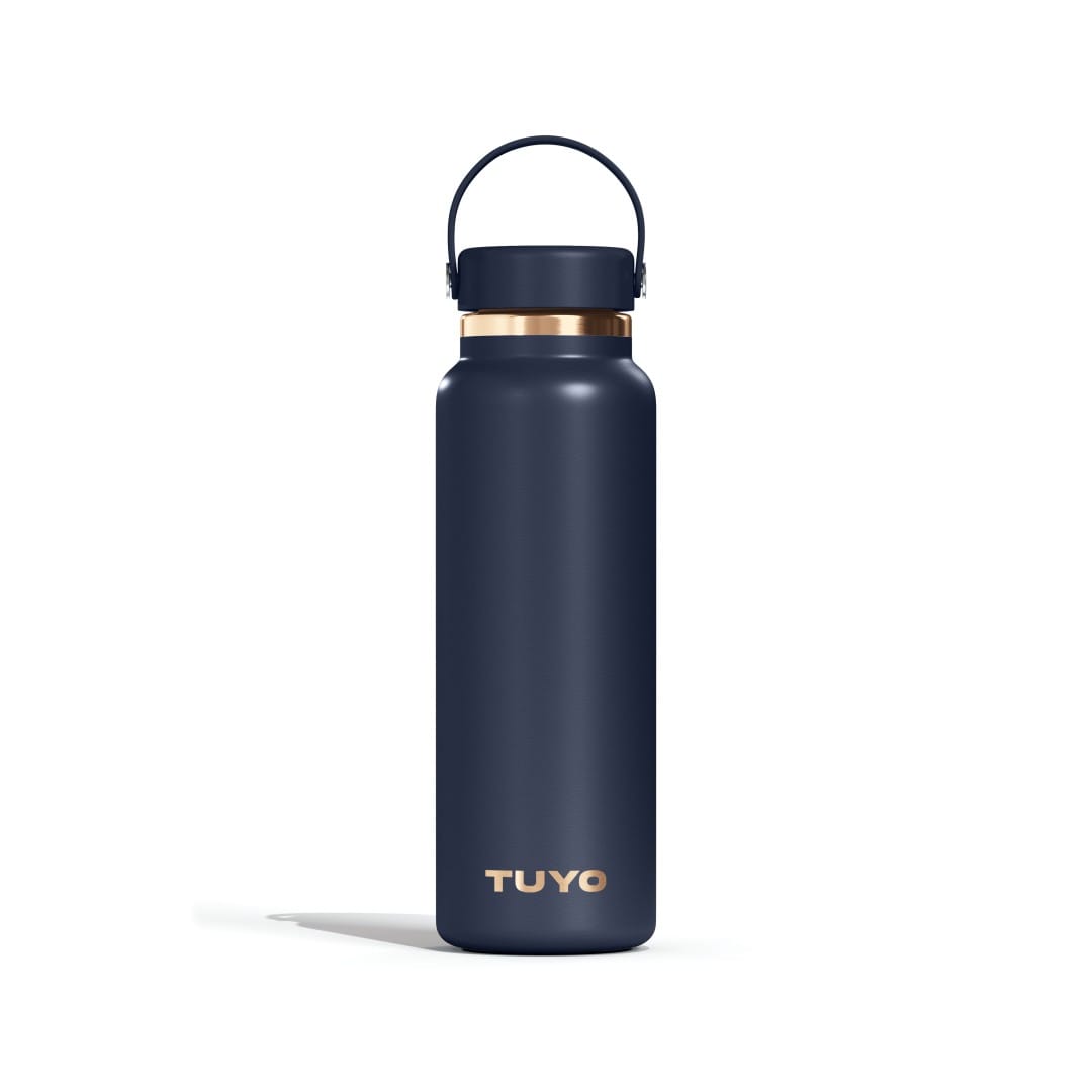 Garrafa térmica Golden Collection #cor_gold-blue #cor_gold--blue