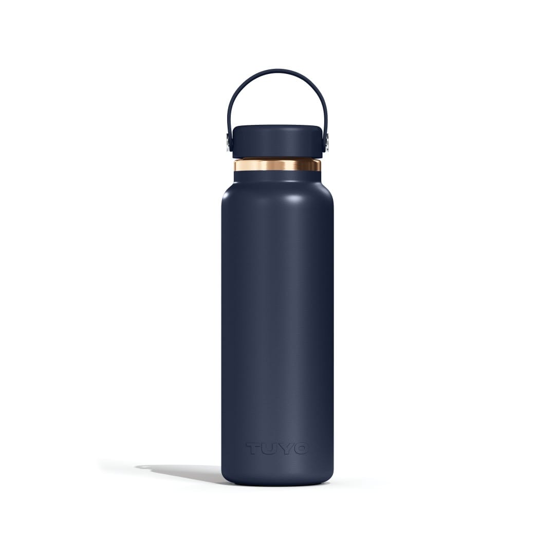Garrafa térmica Golden Collection #cor_gold-blue #cor_gold--blue