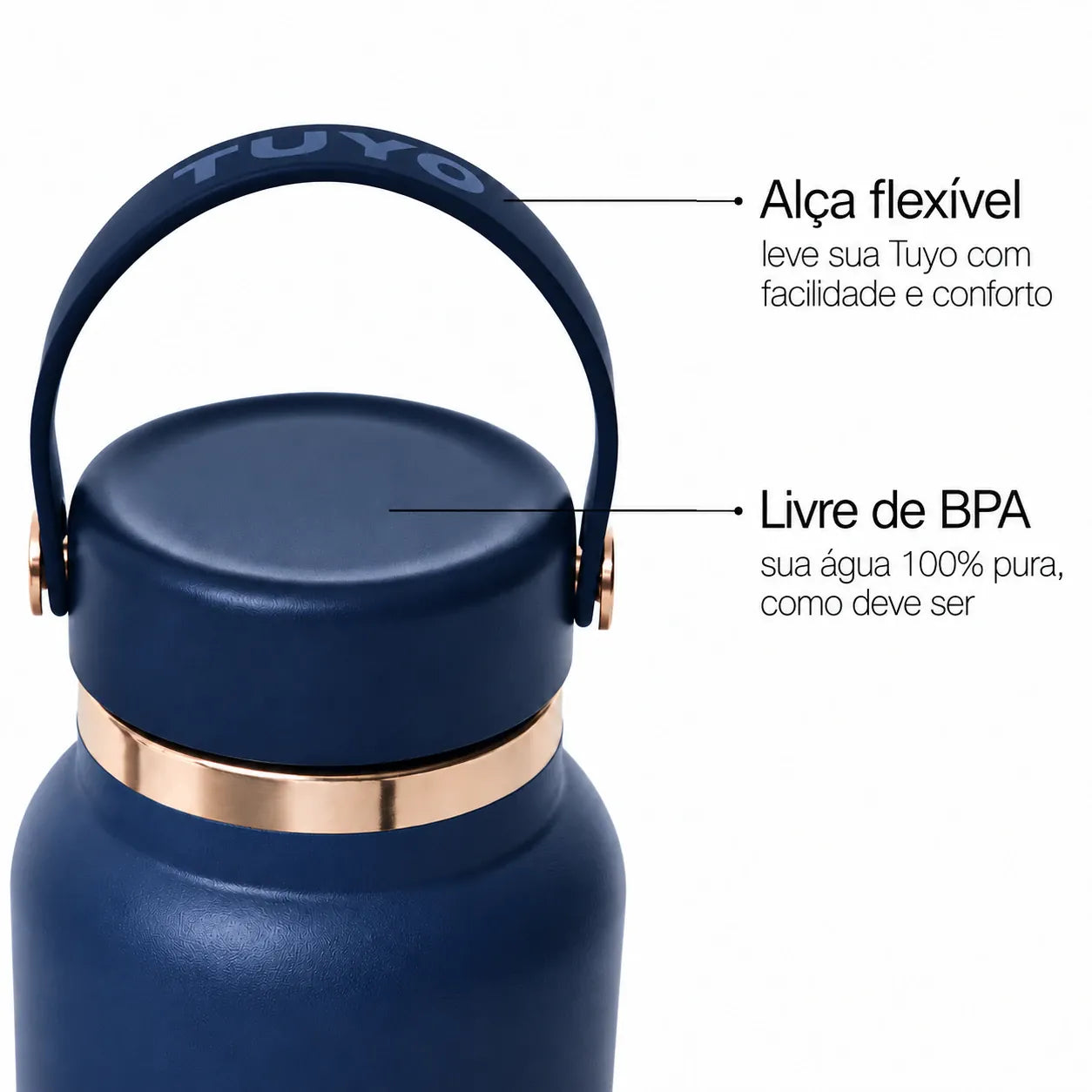 Garrafa térmica Golden Collection #cor_gold-blue #cor_gold--blue