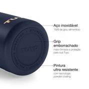 Garrafa térmica Golden Collection #cor_gold-blue #cor_gold--blue
