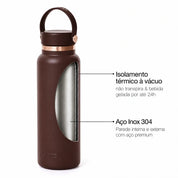 Garrafa térmica Golden Collection #cor_gold-brown #cor_gold--brown