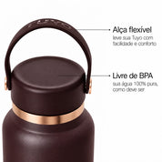 Garrafa térmica Golden Collection #cor_gold-brown #cor_gold--brown