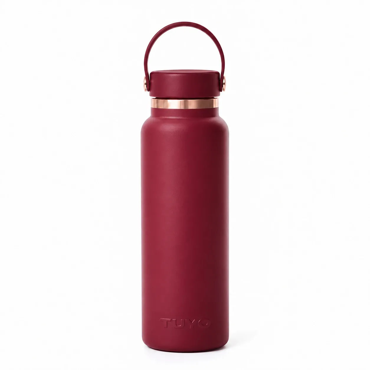 Garrafa térmica Golden Collection #cor_gold-burgundy #cor_gold--burgundy
