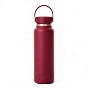 Garrafa térmica Golden Collection #cor_gold-burgundy #cor_gold--burgundy