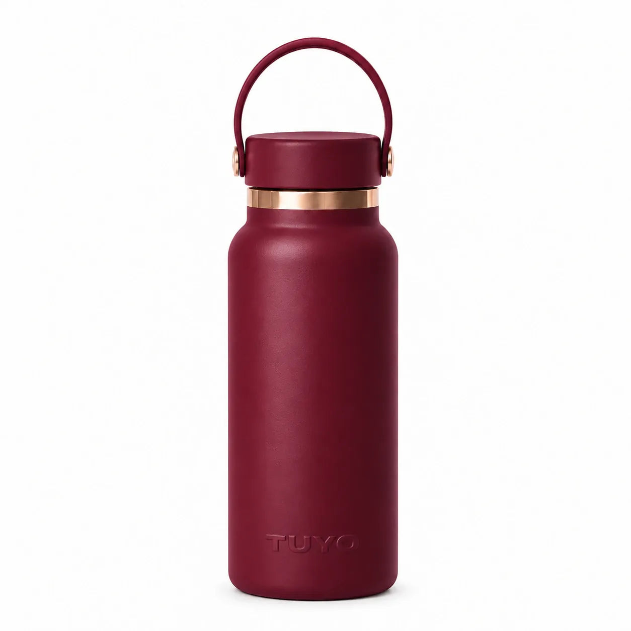 Garrafa térmica Golden Collection #cor_gold-burgundy #cor_gold--burgundy